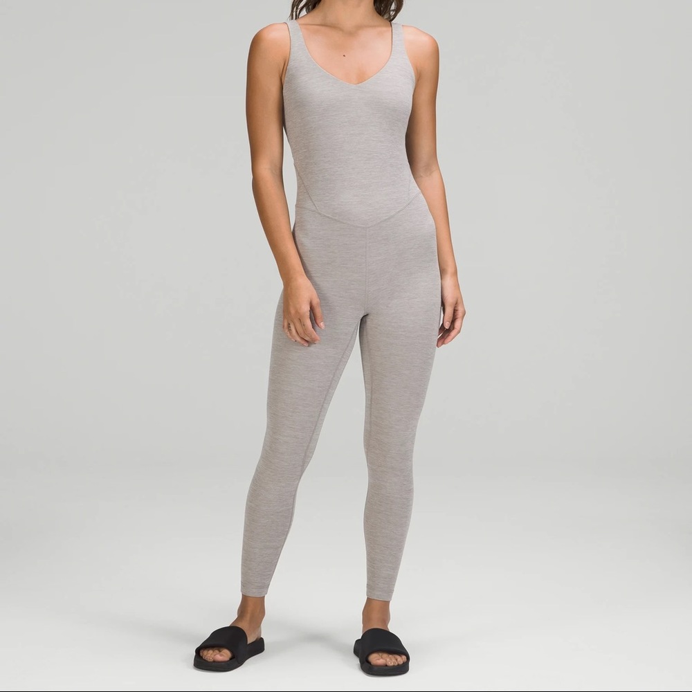 Lululemon Align Bodysuit 25” Heathered Gull Grey
